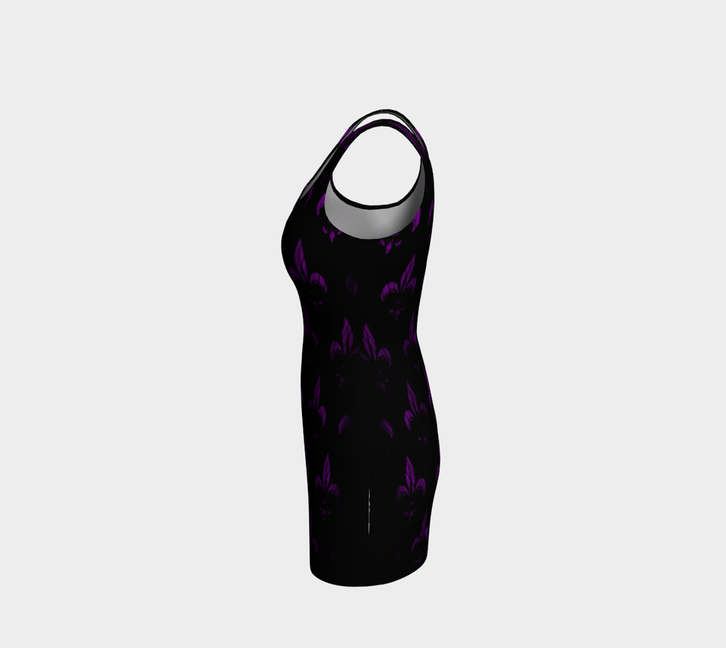 Robe moulante - Purple Qc