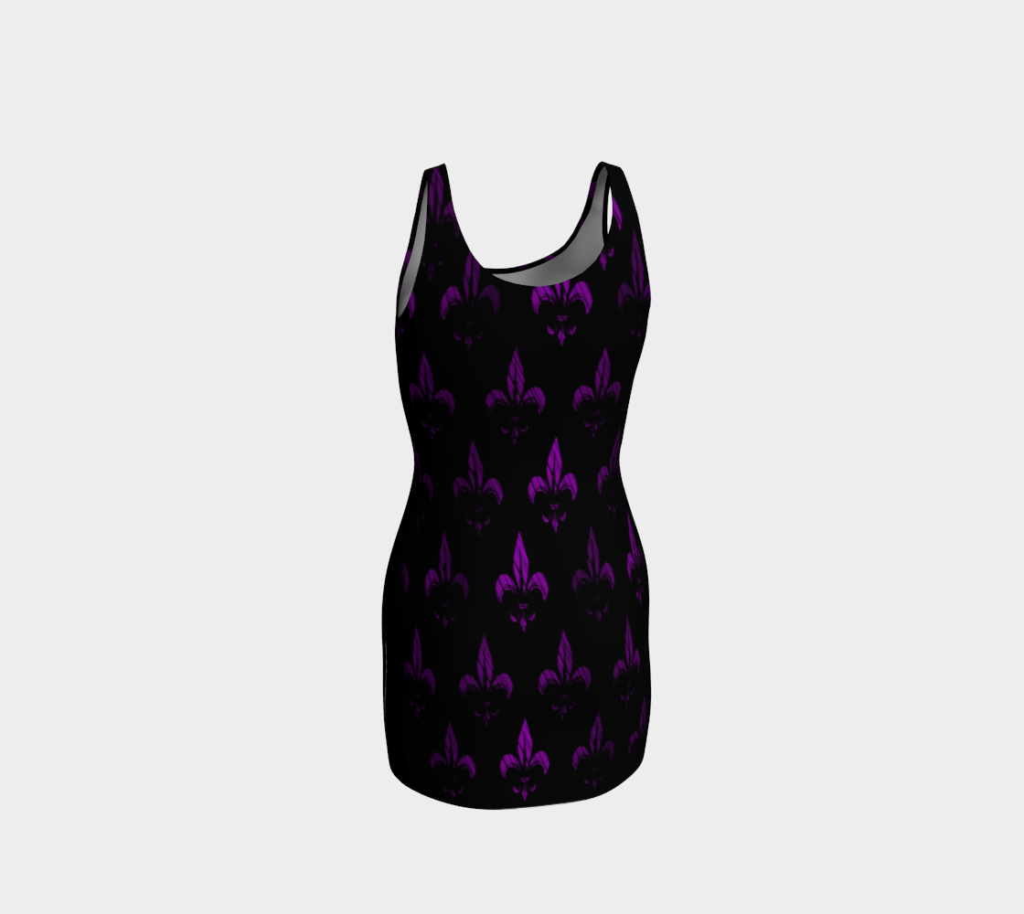 Robe moulante - Purple Qc